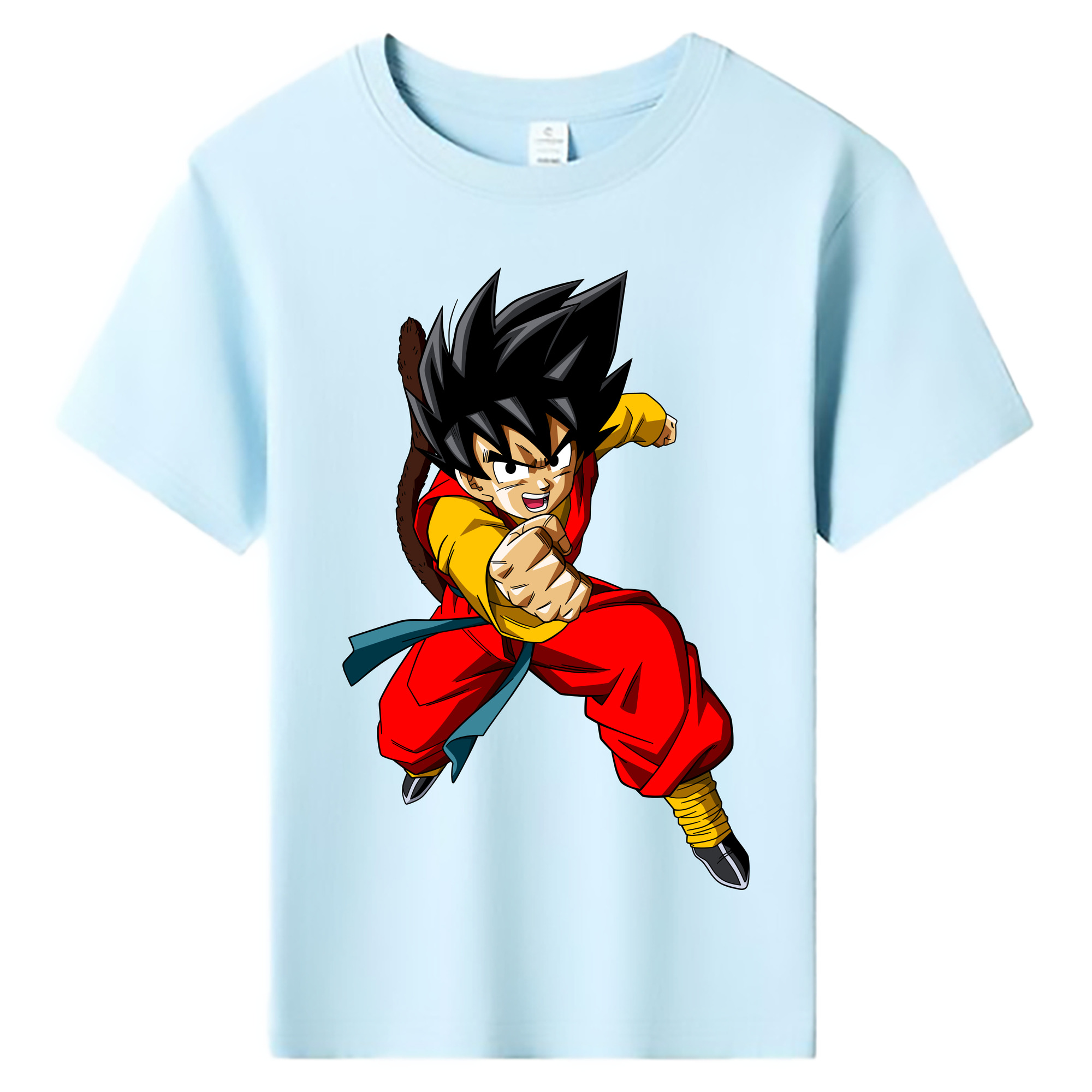 （画像用） ドラゴンボール 孫悟空（そん ごくう）Son Goku カカロット DRAGON BALL Kakarotto 綿100％キッズTシャツ（フロントプリント）
